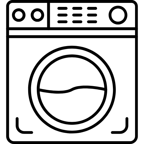 Wash-resistant print.